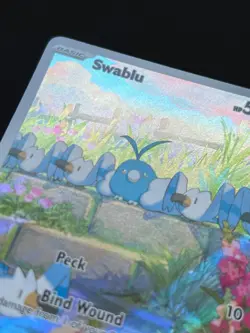 Swablu 213/182 SV Paradox Rift Holo Illustration Rare IR Pokemon Card PC - Image 3