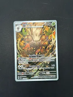 Shiftry 163/162 SV Temporal Forces Illustration Rare IR Holo Pokemon Card AA3 - Image 2