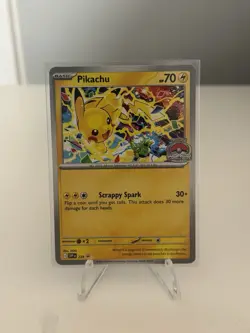 Pikachu Works Championships 2025 Promo Card Black Star Pokemon Card - Image 1