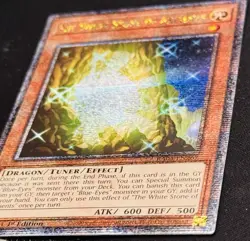 Yu-Gi-Oh! TCG White Stone of Ancients Quarter Century Secret Card RA04-EN267 - Image 3