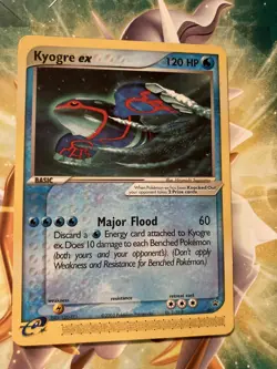 Kyogre ex Non-Holo Black Star Promo 001 2003 Nintendo Pokemon Card-LP - Image 1