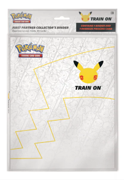 25th Anniversary Pokemon - First Partner Collector's Binder & Oversized card NEW - Image 1