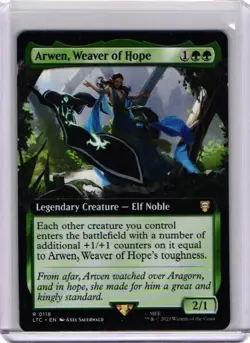 Arwen, Weaver of Hope (Extended Art) Commander: the Lord of the Rings 0118 - Image 1