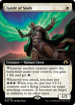 MTG - Guide of Souls (Extended Art) [Modern Horizons 3] - Image 1