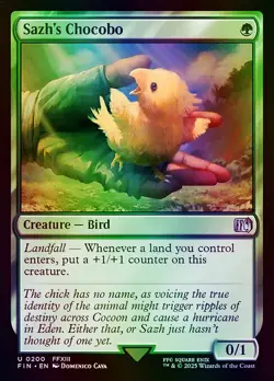 Sazh's Chocobo FINAL FANTASY (FIN) NM MTG Foil - Image 1
