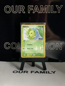 Chikorita 51/115 Stamped Reverse Holo EX Unseen Forces Pokemon TCG LP - Image 1