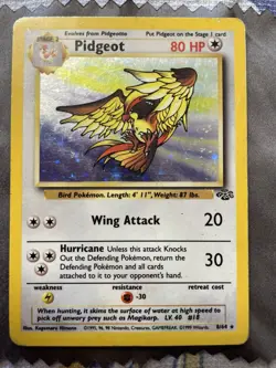 Pokemon TCG Pidgeot Jungle 8/64 Holo - Image 1