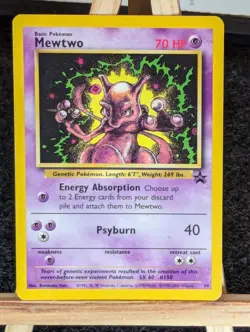 Pokemon TCG Mewtwo Wizards Black Star Promos 14 Promo Near Mint - Image 1