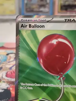AIR BALLOON Ultra Rare Holo Trainer #166/132 Pokemon Mega Evolution English - Image 2