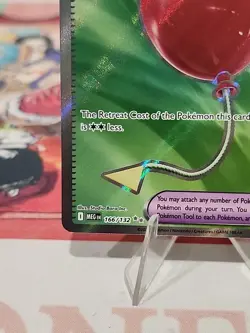 AIR BALLOON Ultra Rare Holo Trainer #166/132 Pokemon Mega Evolution English - Image 4