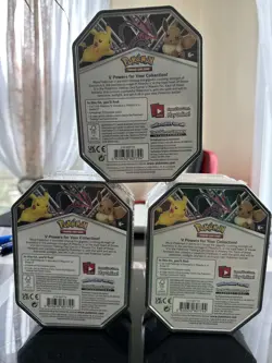 Pokemon V Powers Collection Tin Pikachu Eevee Eternatus NEW FACTORY SEALED 820650807794 - Image 2