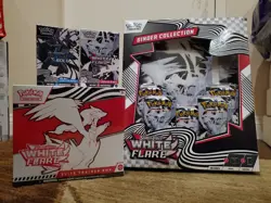 Pokemon TCG Black Bolt Booster White Flare Binder ETB Booster Lot *new! - Image 1