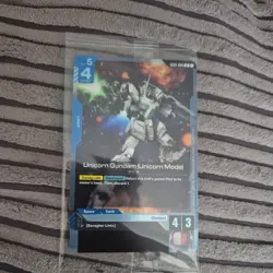 Gundam Tcg Card Unicorn Mode Foil GD01-005 R Banagher Links Release Event Promo - Image 1