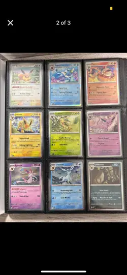 Pokemon Eeveelution Complete 11 Card Set Lot PRISMATIC EVOLUTIONS - Image 1