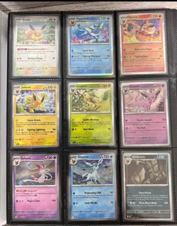 Pokemon Eeveelution Complete 11 Card Set Lot PRISMATIC EVOLUTIONS - Image 2