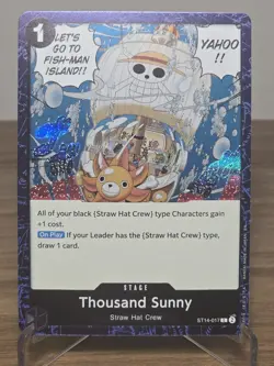 Thousand Sunny (Pirate Foil) - ST14-017 - The Best Vol. 2 - ONE PIECE Card - Image 1