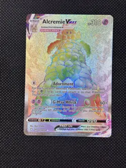 Alcremie VMAX Rainbow Secret Rare Pokemon TCG Card Shining Fates 073/072 - Image 1