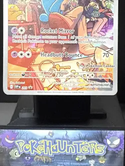 Pokemon Card Team Rocket’s Wobbuffet SVP 203 Destined Rivals Pokemon Center NM - Image 3