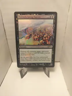 MTG Overwhelming Forces Judges Promo Foil - Image 1