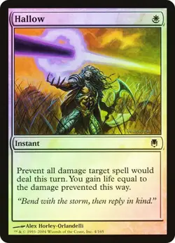 Darksteel MTG FOIL Hallow Magic - Image 1