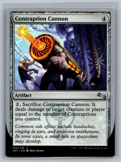 Magic The Gathering Unstable Contraption Cannon #144/216 MTG TCG CCG - Image 1