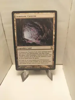 MTG Gemstone Caverns From Time Spiral Regular Finish LP - Image 1
