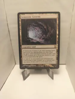 MTG Gemstone Caverns From Time Spiral Regular Finish LP - Image 3