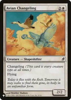 Avian Changeling - Near Mint MTG The List - Image 1