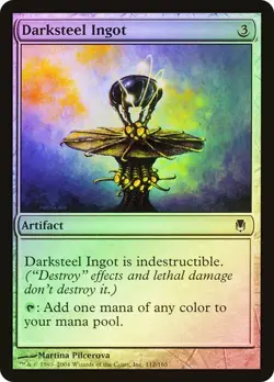 Darksteel MTG FOIL Darksteel Ingot Magic - Image 1
