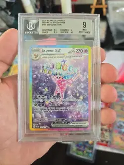 2025 Pokemon Espeon EX 155/131 BGS 9 Mint SV: Prismatic Evolutions PRE EN - Image 1