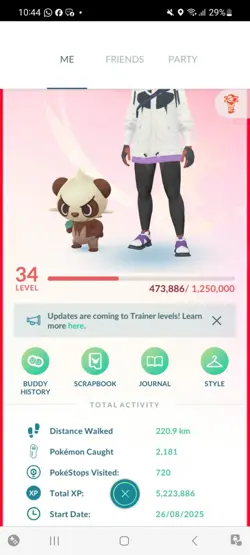 Pokemon Go (Stage 34) Shiny Pancham ( 63 Shinys ) - Image 1