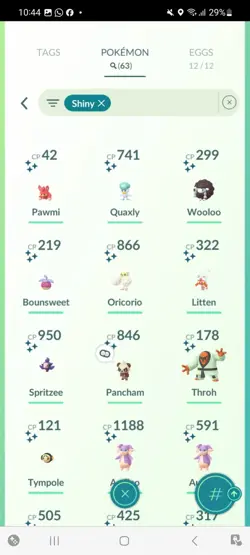 Pokemon Go (Stage 34) Shiny Pancham ( 63 Shinys ) - Image 3