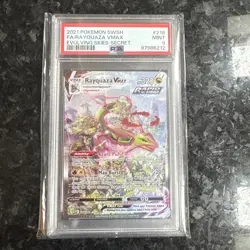 Pokemon PSA 9 Rayquaza VMAX 218/203 Evolving Skies Alt Art Secret Rare SWSH MINT - Image 1