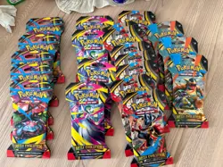 20 x Mega Evolution Sleeved Booster Pack Sleeved Pokemon Blister Packs New HTF - Image 1