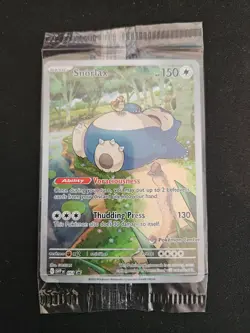 SNORLAX SVP051 POKEMON CENTER STAMPED 151 PROMO Sealed - Image 1