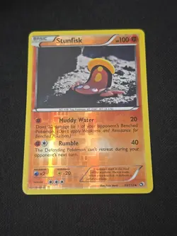 Stunfisk 83/113 Legendary Treasures Reverse Holo Rare Pokemon TCG Light Played - Image 1