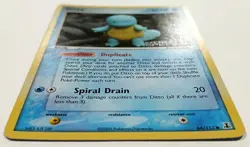 Pokemon TCG Ditto (Squirtle) 64/113 Delta Species Reverse Holo 2005- NM - Image 3