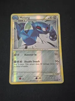 Metang 30/90 Undaunted Reverse Holo Rare Pokemon TCG Light Played - Image 1