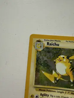Pokemon Cards: Base Set Holo Rare: Raichu 14/102 - Image 2