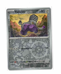 Pokemon Scarlet & Violet Varoom 141/198 Reverse Holo Common - Image 1