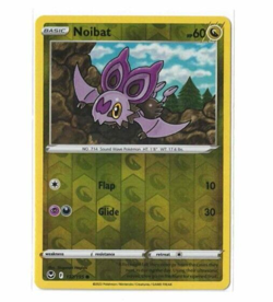 Pokemon TCG Sword & Shield Silver Tempest Noibat 132/195 Common Reverse Holo - Image 1