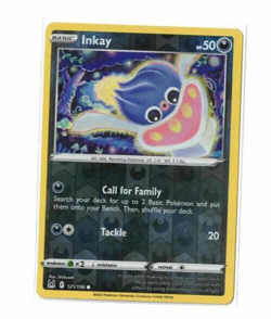 Pokemon TCG Sword & Shield Lost Origin 121/196 Inkay Reverse Holo Common - Image 1