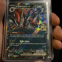 Pokemon TCG N's Zoroark Ex 098/159 Double Rare Journey Together NM-Mint - Image 1