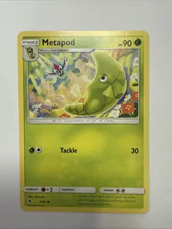 Pokemon - Metapod 2/68 - Hidden Fates - Uncommon - Near Mint - Image 1