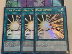 Yugioh 3x Mask Change GFTP-EN112 Ghosts from the Past Ultra Rare 1st Edition NM - Image 1