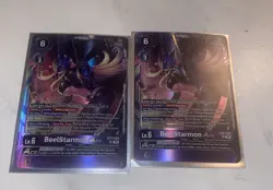 Digimon CCG Liberator BeelStarmon ACE EX7-059 - Super Rare Playset Of Two Cards - Image 2
