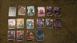GUNDAM CARD GAME TCG NEW TYPE RISING LOT C/U/R & 1 LR 100+ CARDS + BOX - Image 1