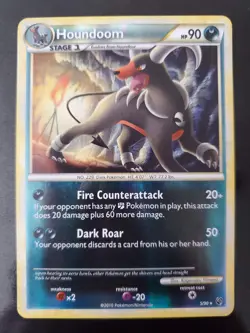 Houndoom 5/90 Reverse Holo Pokemon TCG HeartGold SoulSilver Undaunted Card NM - Image 1