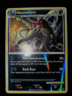 Houndoom 5/90 Reverse Holo Pokemon TCG HeartGold SoulSilver Undaunted Card NM - Image 2