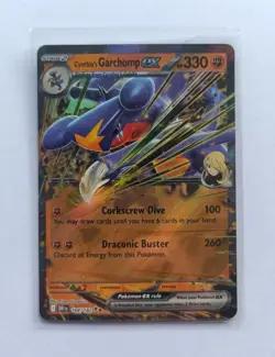 Pokemon TCG - Cynthia's Garchomp EX 104/182 Destined Rivals Card - Image 1